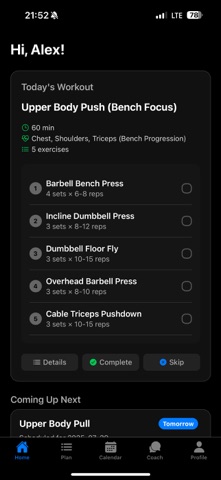 FitWithAI Screenshot 1 of 6
