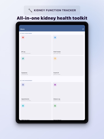 Kidney Guard iPad screenshot