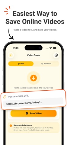 SnapTube - Video & Photo Save App Store preview screenshot 2