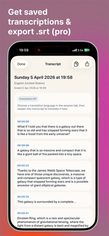Capti: Transcribe Screen Audio Screenshot 3 of 3