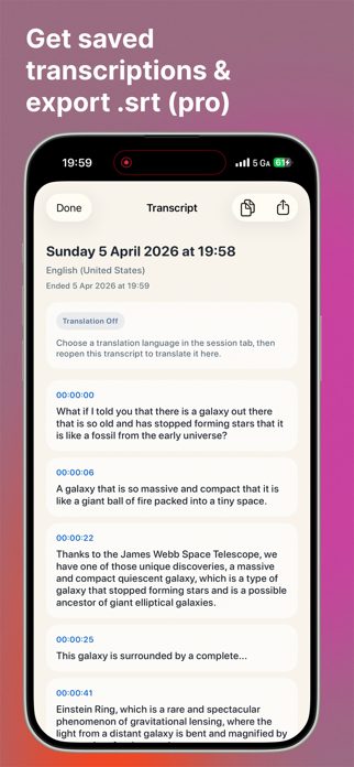 Capti: Transcribe Screen Audio Screenshot 3 of 3