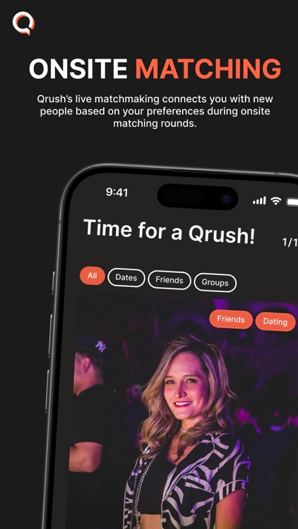Qrush: Events, Friends, Dates