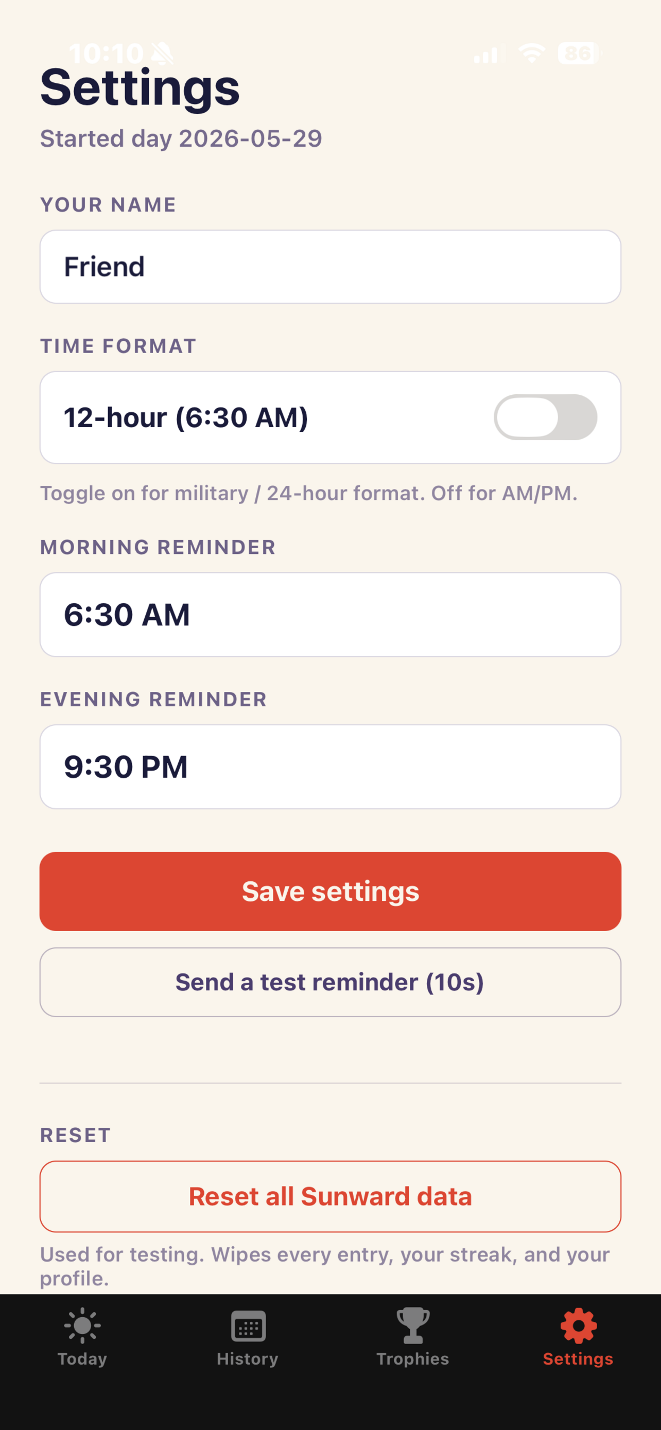 Sunward: Daily Practice