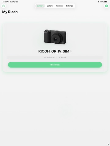 GR Link iPad screenshot