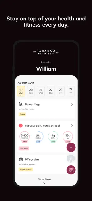 Paradox Fitness screenshot 2