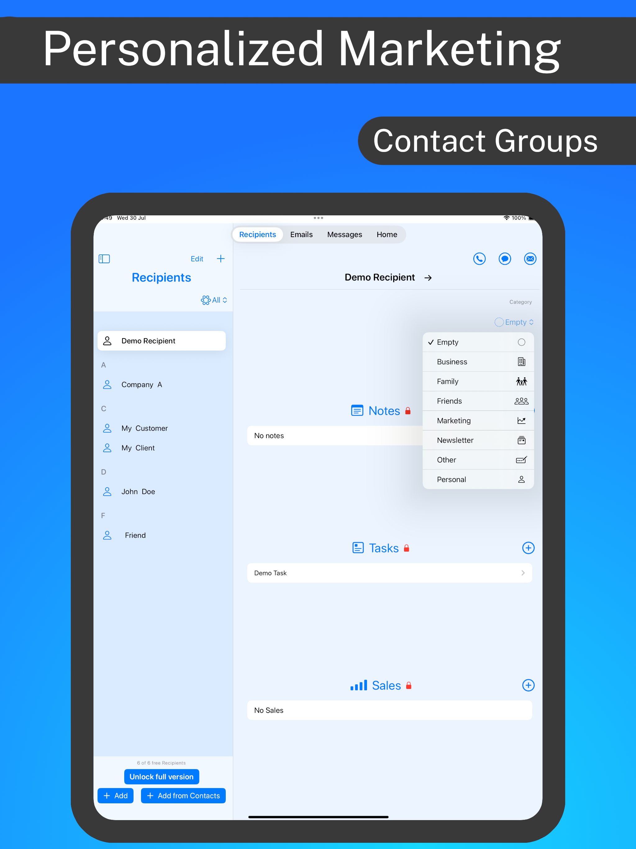 SMS Newsletter: Send bulk sms screenshot 7