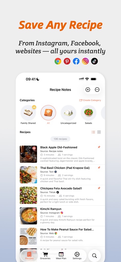 Recipe Notes - My Cookbook - App de Comida y bebida | MWM