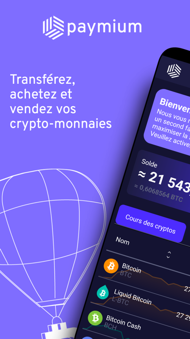 Screenshot #1 pour Paymium app