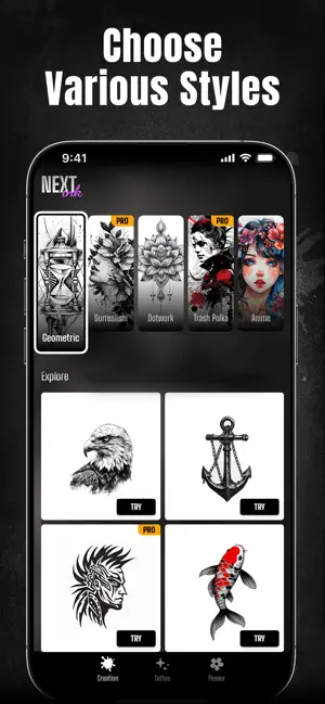 Next Ink: AI Tattoo Design screenshot 8