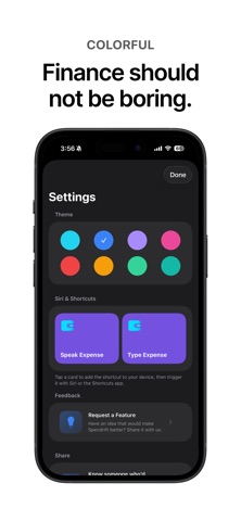 Spendrift screenshot