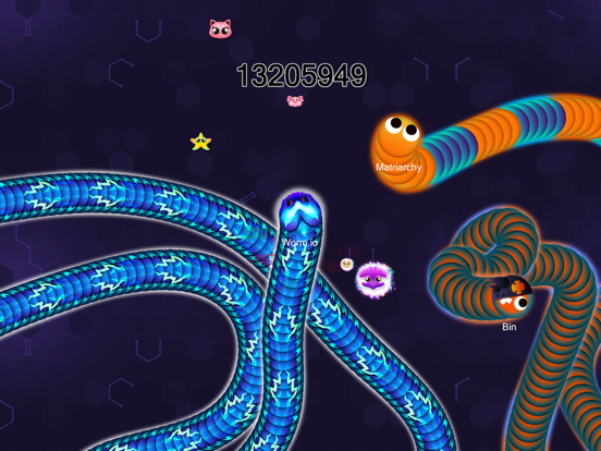 Worm.io - New Battle Worm Game iPad app afbeelding 4