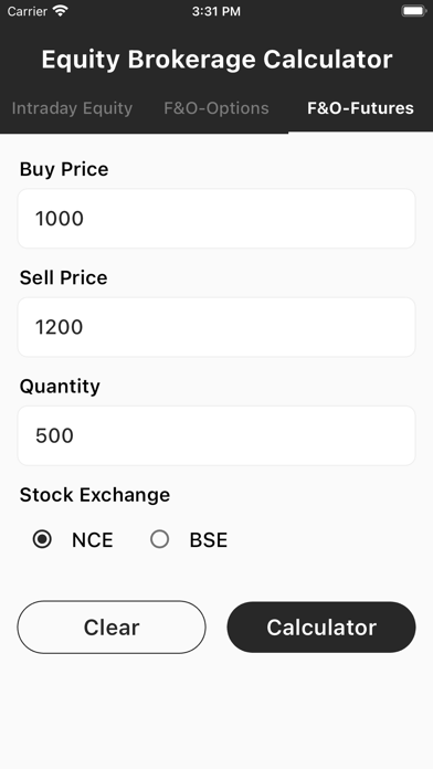 Screenshot #3 pour Equity Brokerage Calculator