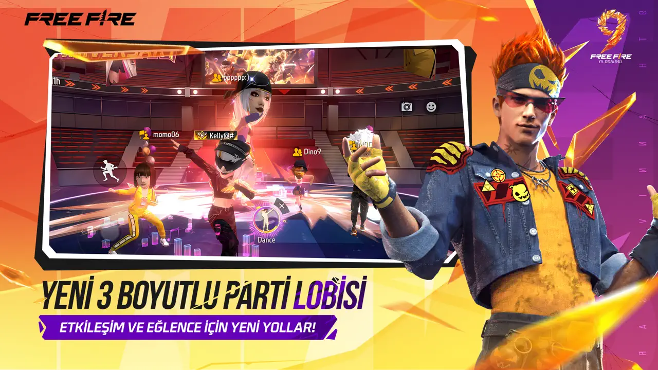 Free Fire: 9. Yıl Dönümü iPhone Ekran Görüntüsü 7