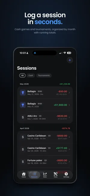 Poker Ledger Pro screenshot 2