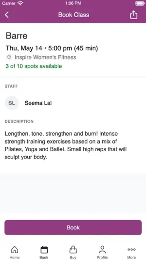 Inspire Women's Fitness screenshot 3
