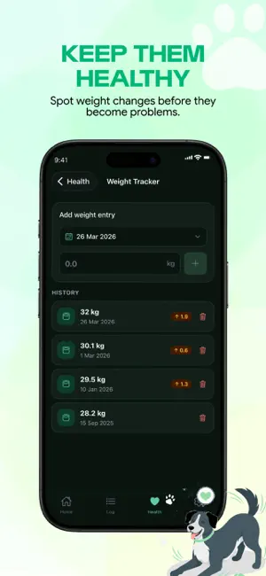 PawLog – Dog Health Tracker screenshot 3