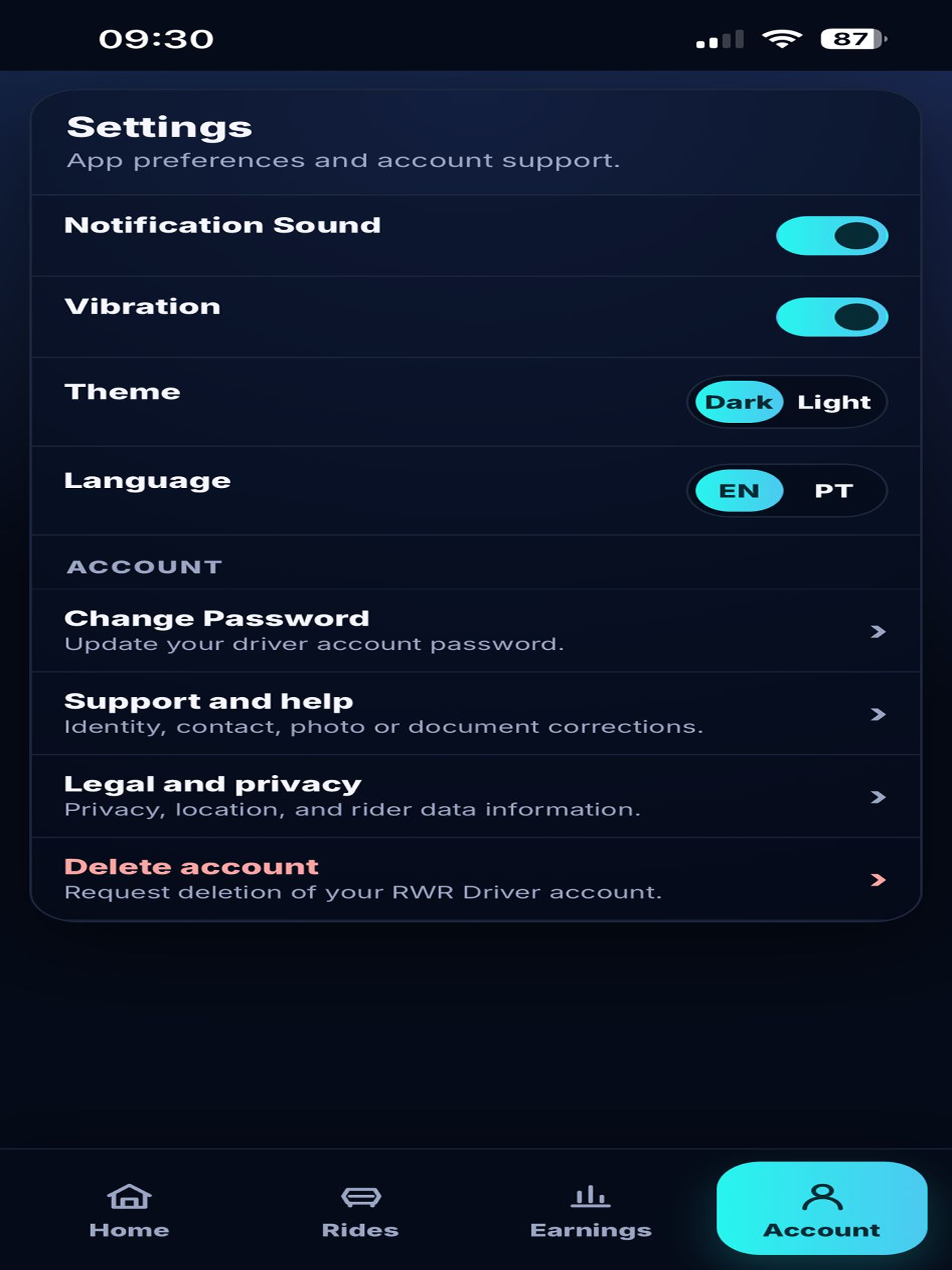 RWR Driver screenshot 7