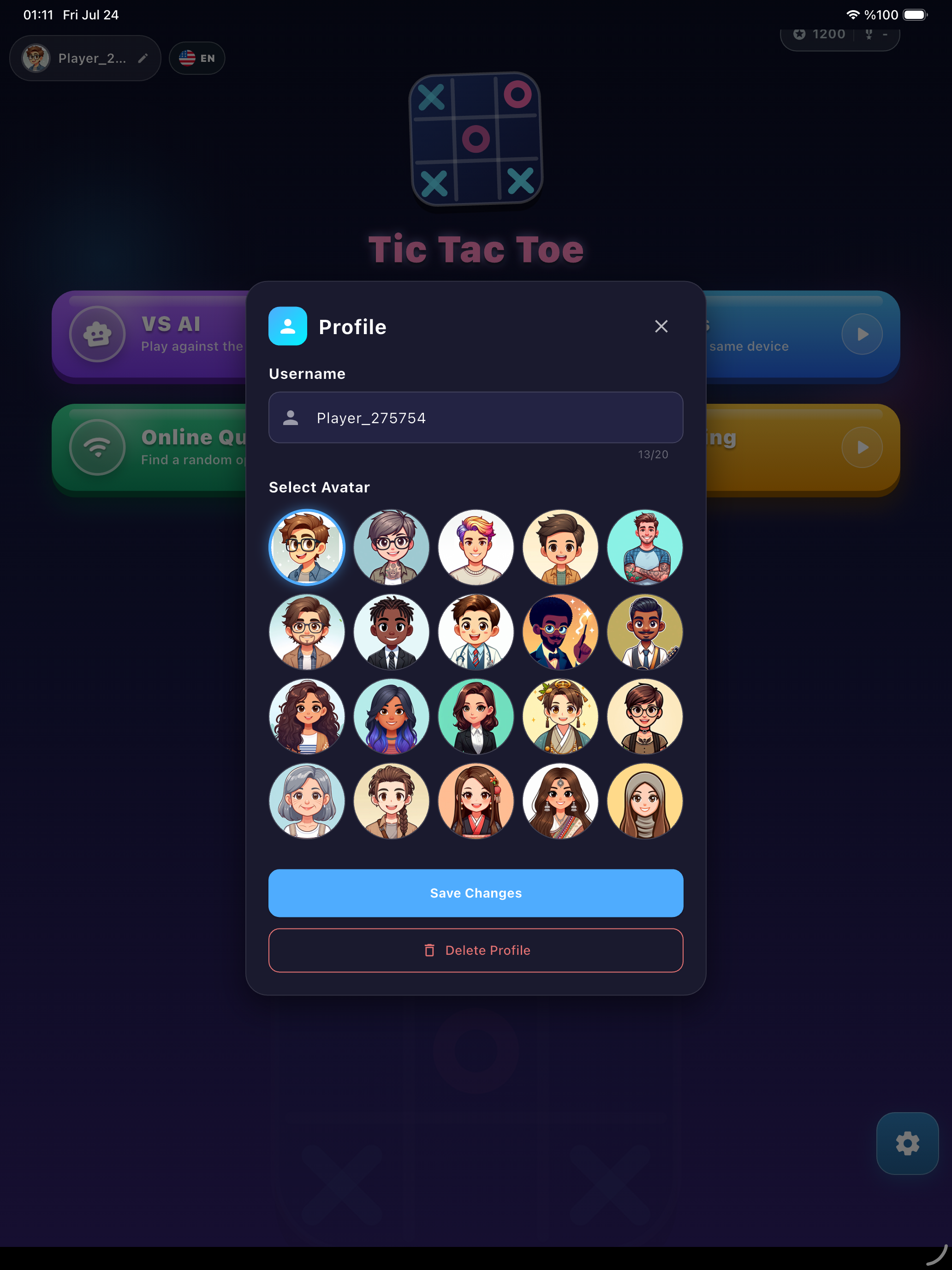 Tic Tac Toe: Online (XOX) screenshot 16