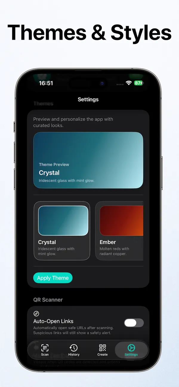 #5. QR Code Snap: Scan & Create (iOS) Ved: Cederic Schmid