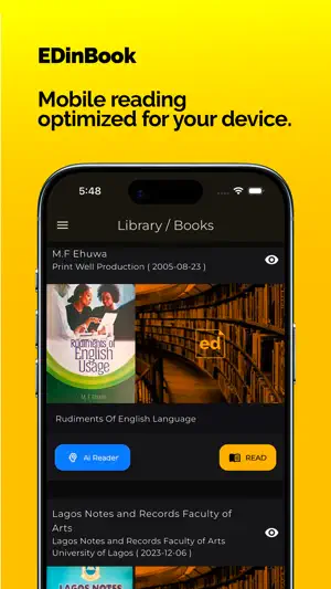 EDinBook screenshot 2