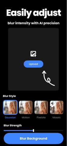 Blur Photo AI: Blur Background iPhone screenshot