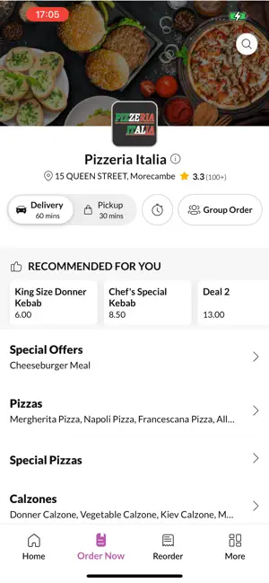 Pizzeria Italia Morecambe screenshot 2