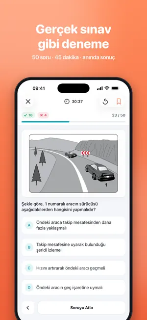 Ehliyet Sınavı: Soru & Deneme screenshot 2