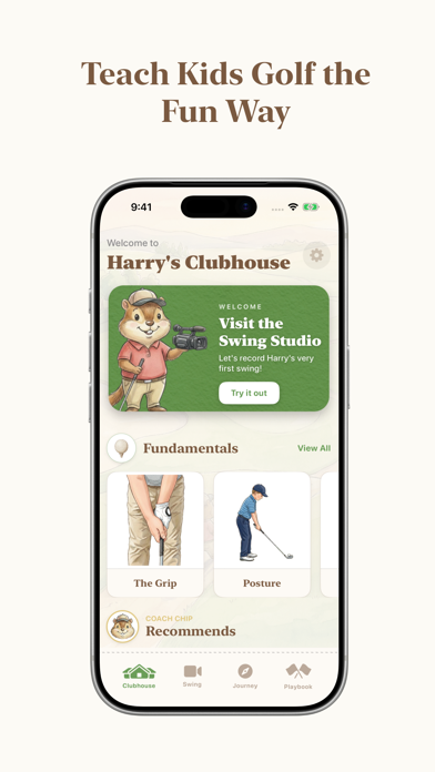Little Swings: Junior Golf iPhone screenshot 1 - Sports app