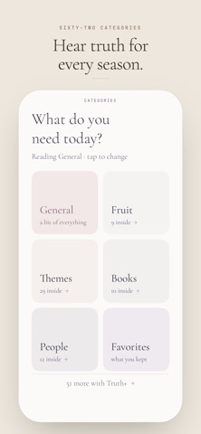 Daily Bible Affirmations Truth iPhone screenshot