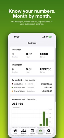 TutorLog - Teaching Journal iPhone screenshot