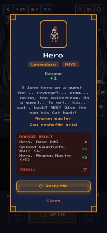 Spin Hero: Pixel Roguelike Screenshot 6 of 9