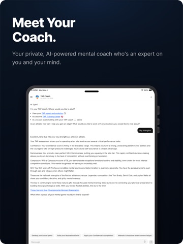 TAP Coach iPad screenshot