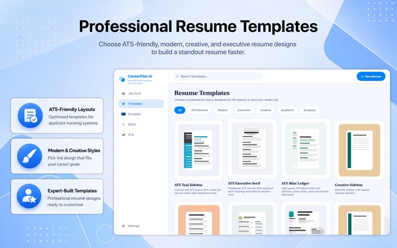 AI Job Search - ATS CV Maker iPhone screenshot