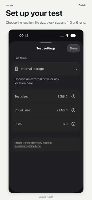 Diskio: Disk & SSD Speed Test screenshot 4