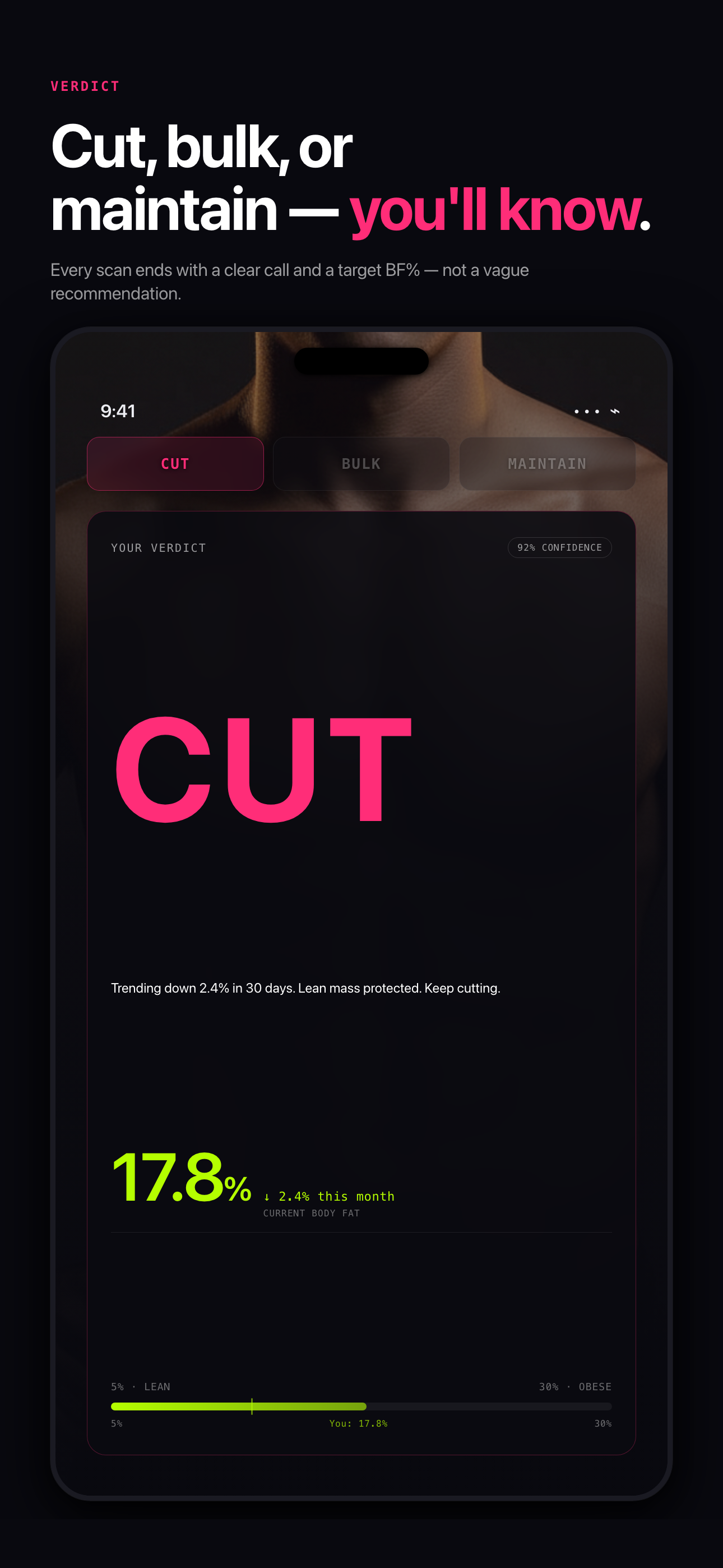 Cut or Bulk: Body Fat Scan screenshot 7