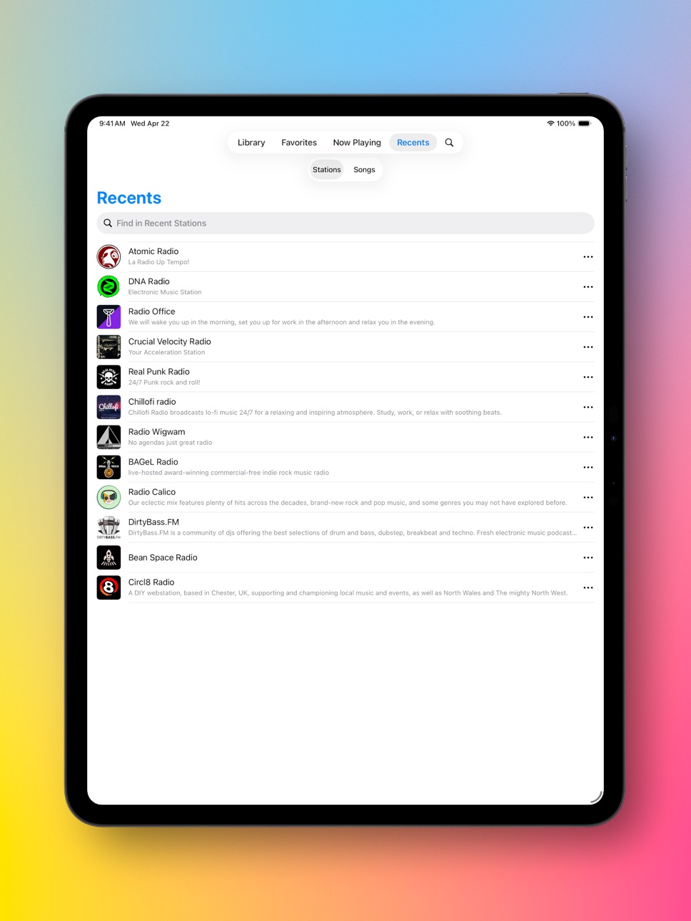 iPad screenshot