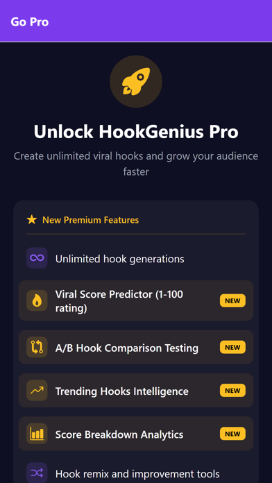 HookGenius screenshot
