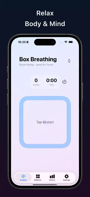 Respirare - Box Breathing screenshot 1