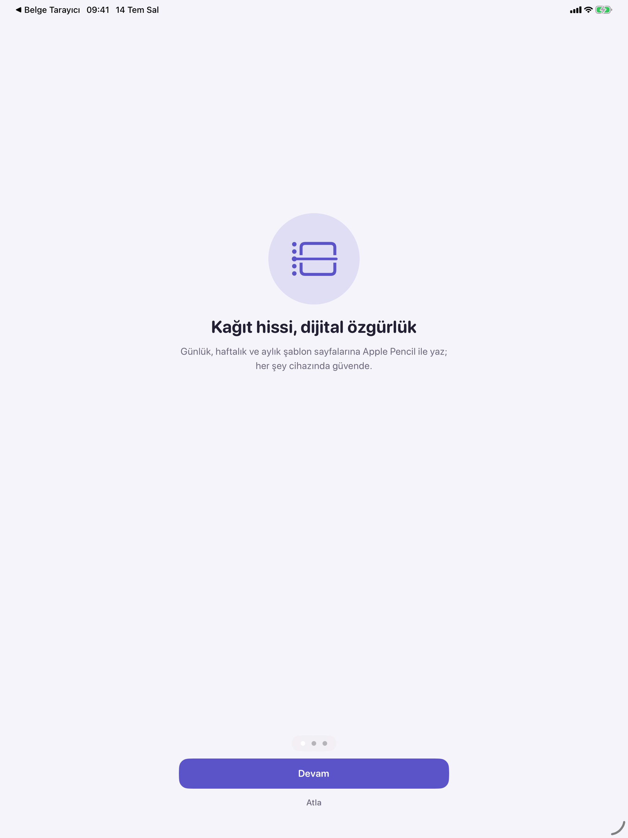 Dijital Planlayıcı Ajanda screenshot 3