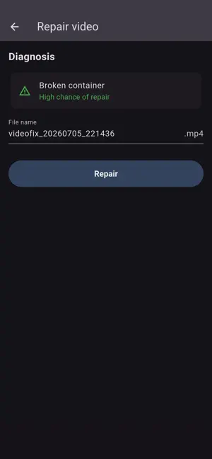 Video Fix: Repair & Recover screenshot 3