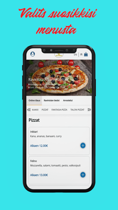 Screenshot 3 of Ravintola Alvarinkulma App