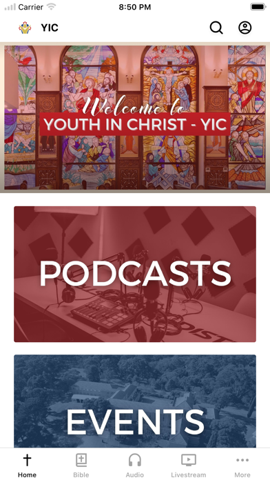 Youth In Christ - YIC app screenshot