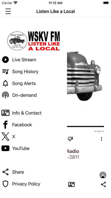 Pickup Country 104.9 FM WSKV Screenshot