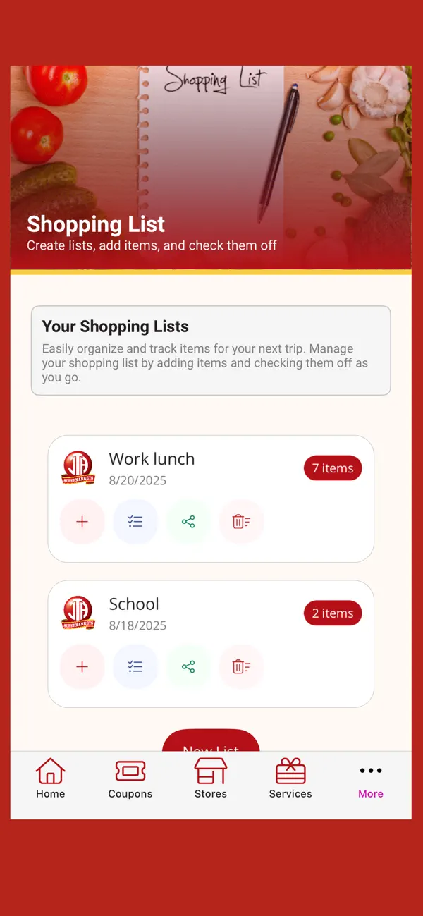Screenshot #2 pour JTA Supermarkets
