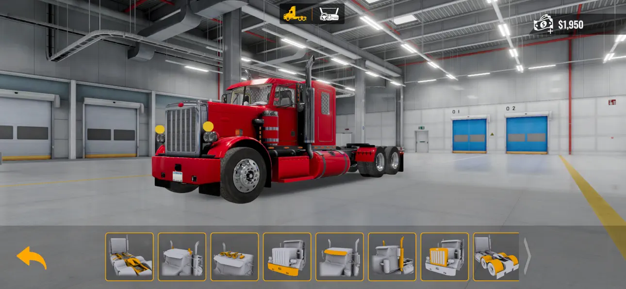 Truck Simulator Big Rigs Hack screenshot 1 - iOS game interface