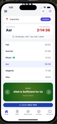 Isra Pro: Prayer Times Screenshot 4 of 5