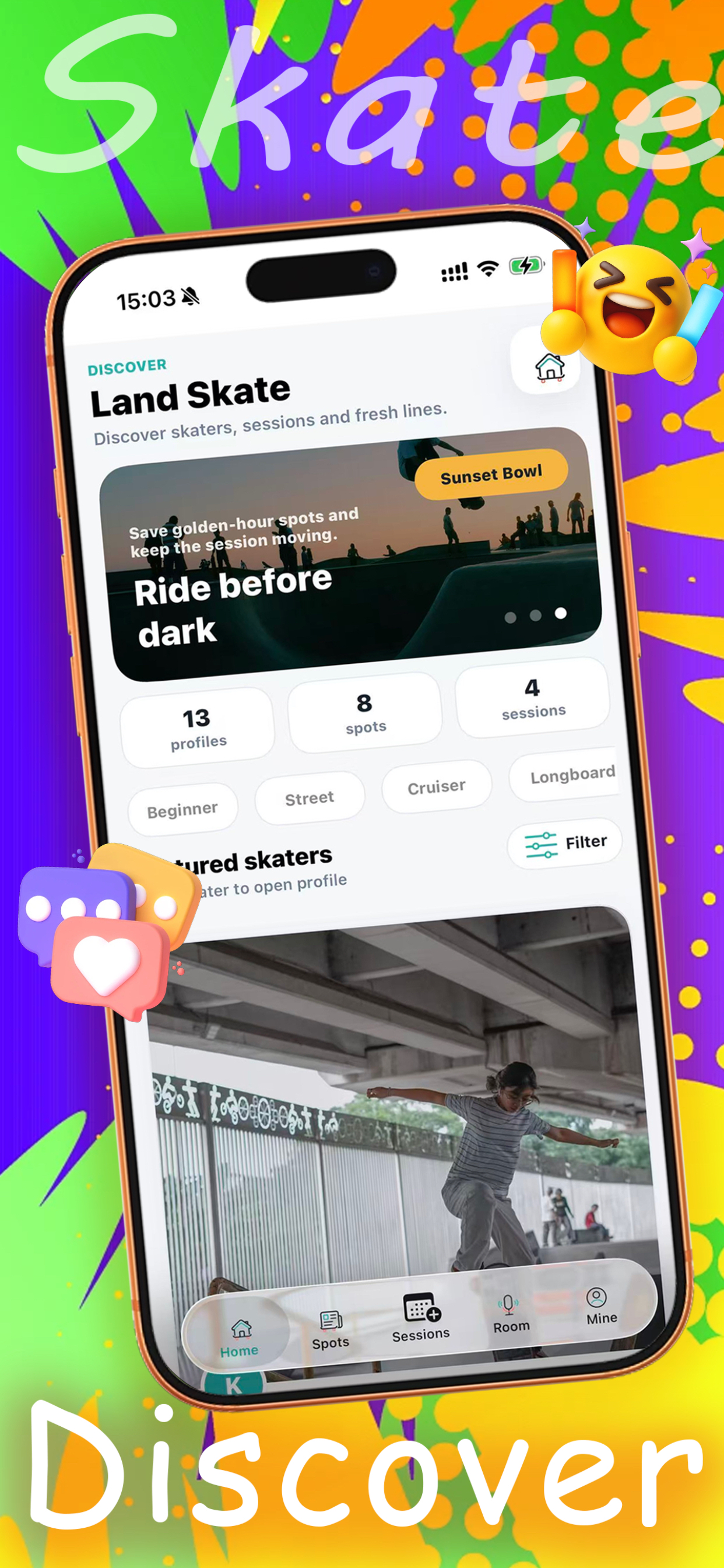Luvxy - Skate & Chat screenshot 4