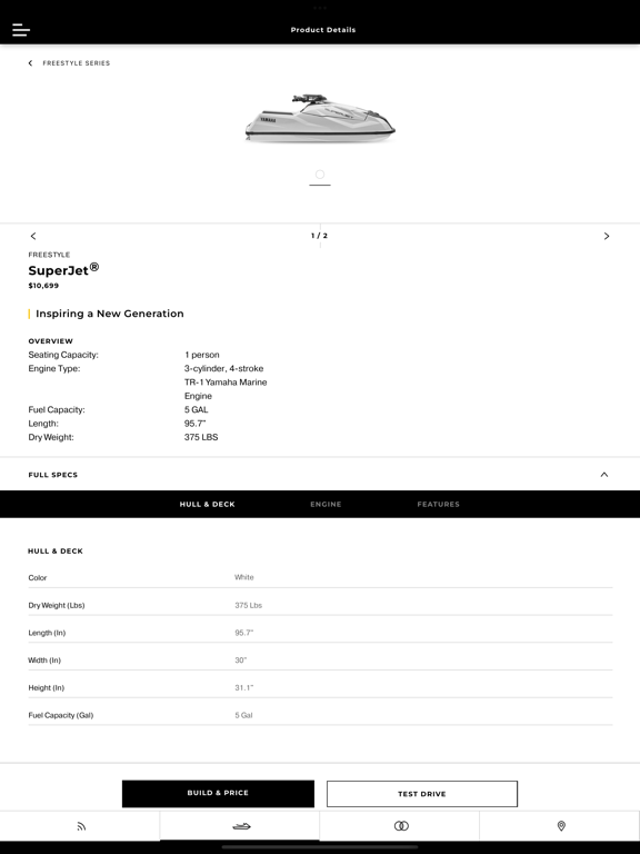 Yamaha WaveRunners iPad screenshot 7 - Lifestyle app