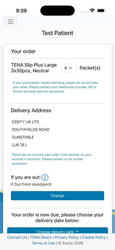 TENA CONNECT screenshot 2 of 3