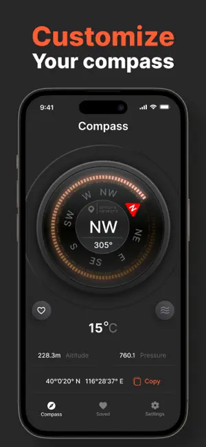 Brujula para Phone・Compass App4+_2